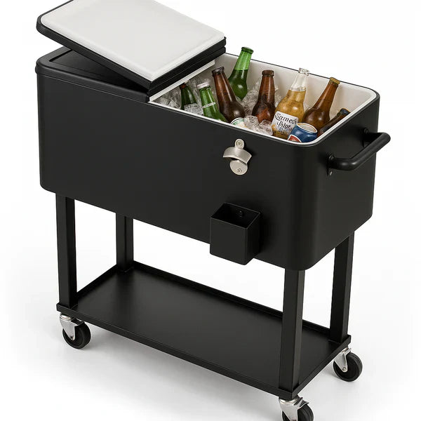 Portable Beverage Cart Cooler