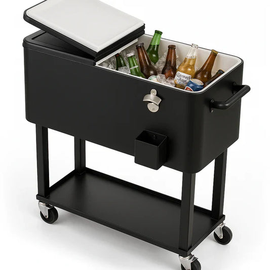 Portable Beverage Cart Cooler