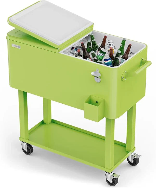 Portable Beverage Cart Cooler