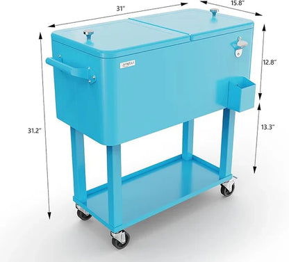 Portable Beverage Cart Cooler