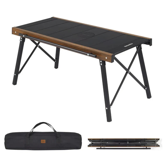 All-in-One Aluminum Camping Kitchen Table – Foldable & Portable