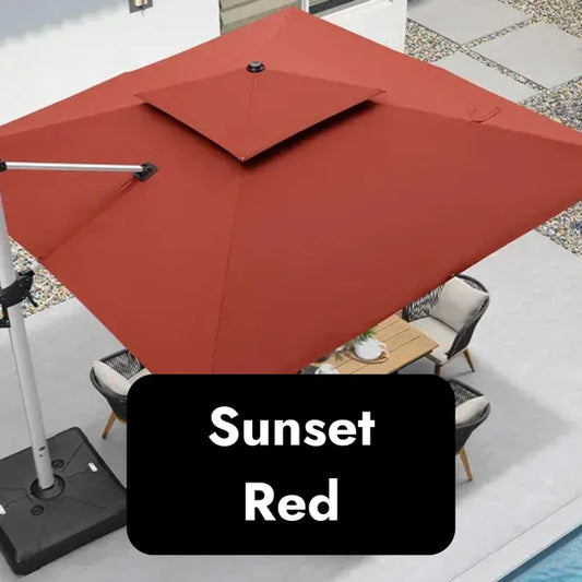 Ｍ.Ｍ.™Solar LED Patio Umbrella-10ft coverage