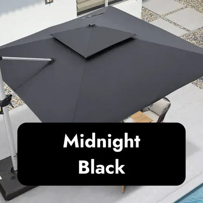 Ｍ.Ｍ.™Solar LED Patio Umbrella-10ft coverage