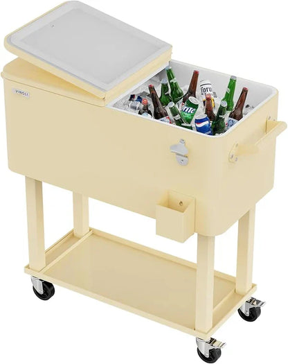Portable Beverage Cart Cooler
