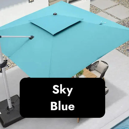 Ｍ.Ｍ.™Solar LED Patio Umbrella-10ft coverage