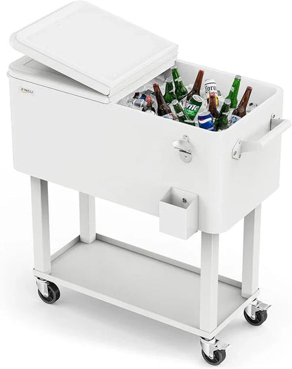 Portable Beverage Cart Cooler