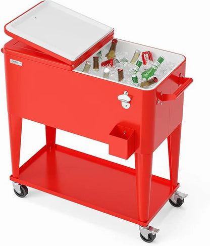 Portable Beverage Cart Cooler