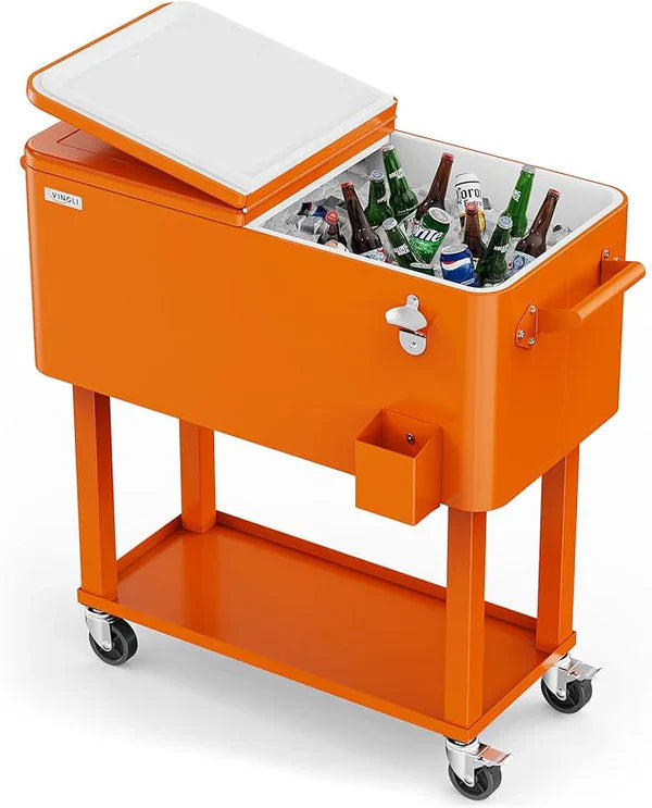 Portable Beverage Cart Cooler