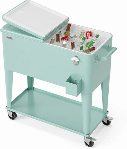 Portable Beverage Cart Cooler